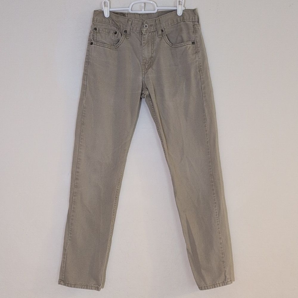 Levi's 511 Men's Classic Tan Khaki Denim Jeans - Size 31x32
